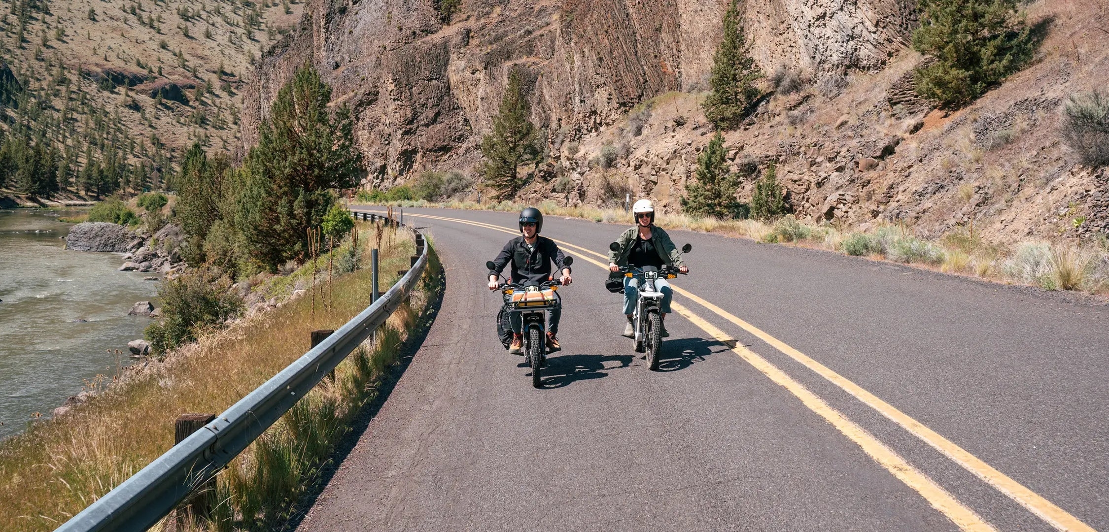 UBCO 2x2 electric utility bikes in action